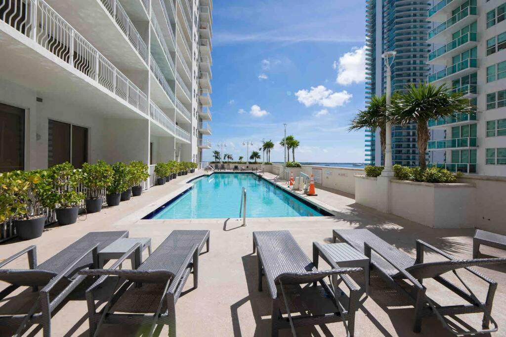Iconic High Floor 3 Bedrooms In The Heart Of Miami Exterior foto